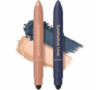 Shadow Liner Eye-liner Et Ombre À Paupières 2 En 1, Stick Ombre À Paupières Anti-bavures, Anti-bavures Et Waterproof, Facile À Appliquer, Application Douce Et Lisse (2pcs-E)