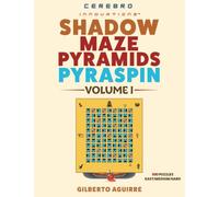 Shadow Maze Pyramids: Pyraspin, Volume 1: Unique Pyramid Maze Puzzle Book Featuring Drift Stones and Rotating Logic | 100 Large Print Brain Games for ... Thinking, and Includes Complete Solutions