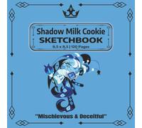 Shadow Milk Cookie Sketchbook Blue: A Cute Square Sketchbook for Drawing, Doodling, Manga, Cartoons & Creative Art | 120 Blank Pages | 8.5 x 8.5