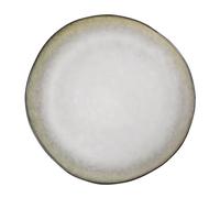 Assiette plate Shadow nacre 28cm (lot de 6) - Medard De Noblat - Marron - Grès Grès réactif émaillé