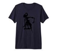 Shadow Play : Les Silhouettes artistiques du Wayang indonésien T-Shirt Haut de Gamme