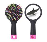 Shadow Shark Ocean Brosse à cheveux démêlante Base coussin Art déco