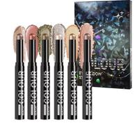 Shadow Stick - Eyeshadow Stick | 6X Cream Eyeshadow | Pencil Cream | Eye Color Pencil | Multi-Use Longwear Matte Shimmer Crayon, Eyelid Primer For Daily Party Makeup
