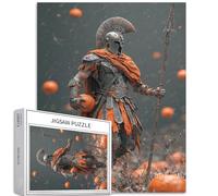 Shadow Warrior - Casse-tête de 1 000 pièces pour adultes - Scène de lanterne - Puzzle coloré à faire soi-même pour décoration de la maison, cadeaux, puzzle familial, parfait pour les soirées de jeu