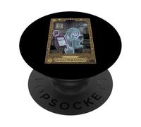 Shadowbanned Carte de Tarot Humoristique Interdiction des réseaux Sociaux PopSockets PopGrip Adhésif