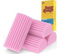 ShadowGallery Lot de 4 éponges de nettoyage réutilisables pour nettoyer les stores, le verre, les plinthes, les aérations, les miroirs, les rainures de rail de fenêtre (rose)