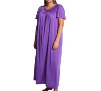 Shadowline Chemise de Nuit pour Femme, Violet, 3X