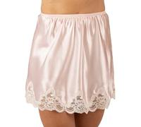 Shadowline Demi-Slip Rochelle en Satin pour Femme, Rose poudré, X-Large