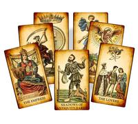 Shadows of Antiquity Tarot - Un jeu de tarot vintage de 78 cartes inspiré de l'art ancien et du symbolisme