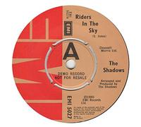 SHADOWS - RIDERS IN THE SKY 7 INCH (7" VINYL 45) UK EMI 1980