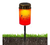 Shaersu Lumière Tombale | Lampes de Pelouse | Décorations Lumineuses LED sur Pieu pour Lumière Commémorative de Tombe, Jardin, Cimetière, Allée et Arrière-Cour