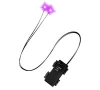 Shaersu Yeux Lumineux - Accessoires Lumineux avec minuterie | Décorations à Del Accessoires effrayants, pour Pierres tombales, squelettes en Plein air, d'halloween