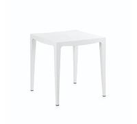 Shaf - Master | Table de Jardin Blanche | Fabriquée en Espagne avec des matériaux recyclés