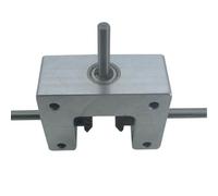 Shaft Diameter 90-Degree Differential Assembly Transmission 1:1 Spiral Bevel Gear Small Dual Output Shaft Converter 6MM