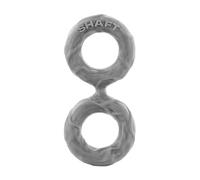 Shaft Double C-Ring Large Gris Anneaux De Pénis Grey 10,5 Cm