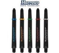 Shaft Harrows Supergrip Carbon Medium Noir/ Aqua Multicolore G