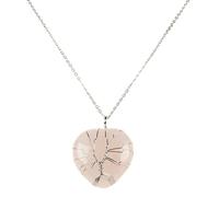 Shag Wear Collier court avec pendentif en pierre semi-précieuse véritable de 45,7 cm, Gemme, Aventurine