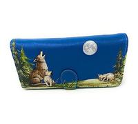 Shag Wear Wolf Pack Grand portefeuille pour femme 17,8 cm, bleu ciel, Large, Moderne