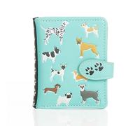 Shagwear ® Portefeuille Porte-monnaie Femmes Porte-monnaie Filles Bifold Multicolore Porte-monnaie Designs, chien, Whimsical