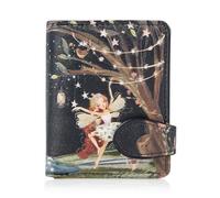 Shagwear Portefeuille pour femmes pour filles, adolescentes, fée de la forêt enchantée, fée de la forêt enchantée