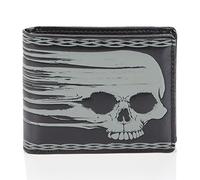 Shagwear Portefeuille pour Homme, Mens Wallet : (Enduit Crâne/Smeared Skull)
