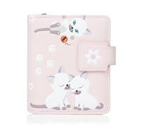 Shagwear Portefeuille, Small Purse : (Chatons Enjoués Rose/Playful Kittens)