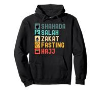 Shahada Salah Zakat Jeûne Hajj Islam Religion Hommes Musulmans Sweat à Capuche
