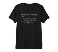 Shahadah-versaire Nom Musulman Convertir Définition T-Shirt Haut de Gamme