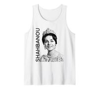 Shahbanou Impératrice Iranienne Farah Pahlavi Era Impériale Perse Débardeur