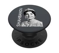 Shahbanou Impératrice Iranienne Farah Pahlavi Era Impériale Perse PopSockets PopGrip Adhésif