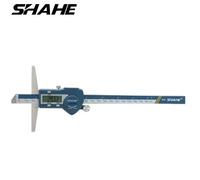 SHAHE 150/200/300mm règle électronique numérique profondeur Vernier pied à coulisse Micrometro jauge de profondeur outils de mesure 0-200 mm