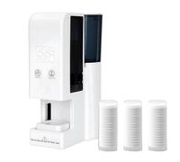 SHAHRYAR Distributeur De Serviettes Chaudes pour Le Visage, Réservoir d'eau Visible De 500 ML, Chauffe Rapide en 5 S, Fonctionnement Silencieux,Diffusion Homogène De La Chaleur Machine+60Towels