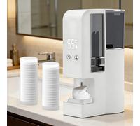 SHAHRYAR Hot Towel Dispenser, Distributeur De Serviettes Chaudes pour Le Visage, Prêt à L’Emploi, Diffusion Homogène De La Chaleur, Utilisation Murale Ou sur Plan De Travail Machine+40Towels