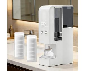 SHAHRYAR Hot Towel Dispenser, Distributeur De Serviettes Chaudes pour Le Visage, Prêt à L’Emploi, Diffusion Homogène De La Chaleur, Utilisation Murale Ou sur Plan De Travail Machine+40Towels