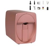 SHAHRYAR Imprimante Numérique pour Ongles-Prise en Charge WiFi/Bricolage,2400 Dpi Résolution d'impression-Reconnaissance Automatique-Adapté Aux Débutants,Rosegold