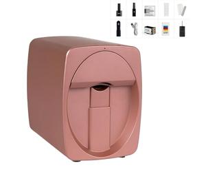 SHAHRYAR Imprimante Numérique pour Ongles-Prise en Charge WiFi/Bricolage,2400 Dpi Résolution d'impression-Reconnaissance Automatique-Adapté Aux Débutants,Rosegold