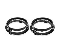 SHAILING P JingLi 1PC / 2PCS 7 Pouces LED Bague de Support de Montage de Phare Fit for LADA 4x4 Urban Niva Fit for Jeep Wrangler JK Apte à Suzuki Samurai P JingLi (Color : 2PCS Black)