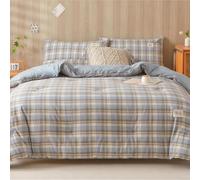 SHAIRMB Couette Double, Couettes HypoallergéNiques, Couette éPaisse Et Chaude 100% Coton, Couverture Double Face Douce Et Haut De Gamme, Linge De Lit De Luxe,02,150x200cm3kg