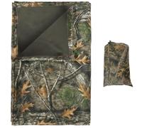 SHAIRMB Couverture Camouflage D'ExtéRieur, Couverture De Camping en Polaire, Poncho éPais, ImperméAble Et Coupe-Vent, pour Le Camping, La RandonnéE, La Chasse, La Survie,01,100X150cm