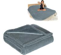 SHAIRMB Couverture d'amour, ImperméAble pour Le Sexe, Couverture Sexuelle ImperméAble FabriquéE en Polaire Douce, Couverture d'amour Super Douce, Couverture ImperméAble,Gris,XL: 145 x 216 cm