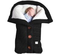 SHAIRMB Couvertures Douillettes pour BéBé, Gigoteuse en Polaire Douce, Couverture éPaisse en Laine Et Velours, Coussinet Douillet pour Poussette Doublé Polaire,02