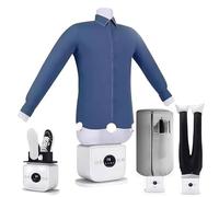 SHAIRMB Fer à Vapeur Automatique, Machine à Repasser Automatique Touched AméLioréE, SéChage Rapide en 8 Minutes, Repassage Intelligent Mains Libres, RéGlages De TempéRature,Blanc