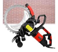 ShaiVrissian Rainureuse Murale Professionnelle,Scie à Béton électrique 16 Pouces,Scie Annulaire Haute Fréquence,Profondeur Coupe 290mm,Lame Diamant,pour Découpe Béton Pierre Précise 8980W