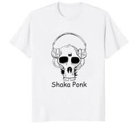 Shaka Ponk Monkey Graphic Y2k Man Clothing Techno Pop Fans Tshirt Casual Fashion Streetwear Breathable Comfortable Tee White XL