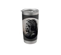 Shaka, roi des zoulous Gobelet isotherme en acier inoxydable double paroi