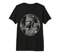 Shaka Zulu Black History King African Kingdom Zulu T-Shirt Haut de Gamme