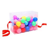 Shake Accessoire de jeu coloré pour tennis de table - Activités de construction d'équipe - Réunion annuelle - Coq pondant des œufs (version portable) BAr163 (transparent, 22 x 16 x 11,5 cm)