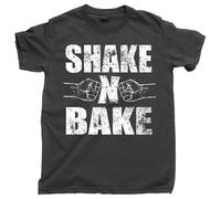 Shake and Bake Talladega Nights The Ballad of Ricky Bobby Movie USA T Shirt Black L