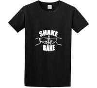 Shake and Bake Will Ferrell Step Brothers Funny Talladega Nights Black Unisex Men's Tee Manches Courtes(3X-Large)