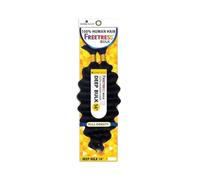 Shake-N-Go Freetress Tresses de cheveux humains - Deep Bulk 35,6 cm - (noir de jais 1)